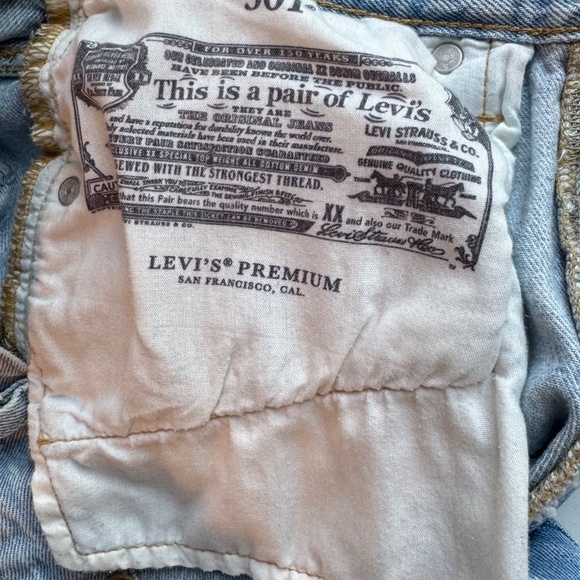 LEVI'S 90's 501 Jeans in Ever Afternoon - Picture 5 of 6